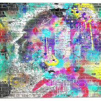 Designart Love for the City Street Art Canvas Artwork, (PT3637-30-30)-Print