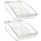 Azar Divider Bin - 11.5" W x 14" D x 5.75" H - 2 Pack-Sold in Packs of: 2