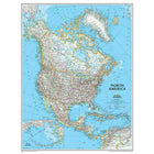 National Geographic Maps North America Wall Map (NGMRE00620148)-Social studies