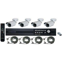 SeqCam Surveillance System Kits (SEQ8904H)-Provides sharp, high-resolution images with its SHARP 1/4" CCD Image Sensor