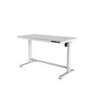 Koble Juno 47.2"W Height Adjustable Smart Desk with Drawer - White-Smart standing desk