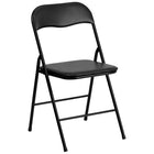 Flash Furniture 5 Piece Black Folding Card Table & Chair Set-Perfect for Community Centers, Activities, Games and Eating