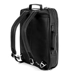 Lencca Quadra 15.6" Laptop Backpack - Black-Use as a messenger or backpack