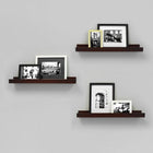nexxt FN00299-0INT Edge 23" x 4" Picture Frame Ledge, Espresso-MDF construction in Espresso finish