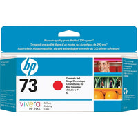 HP 73 Chromatic Red Ink Cartridge (CD951A)-Chromatic Red