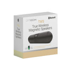CJ Tech Wireless Magnetic Bluetooth Speakers - Black-These speakers are magnetic and connect to each other to form one unit