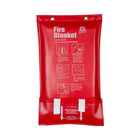 Wasip Fire Blanket - PVC Pouch - 6 x 5ft.-Blankets are made from woven glass fibre