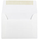 JAM Paper A6 Invitation Envelopes, 4.75 x 6.5, Strathmore Bright White Wove, 100 Pack (STTW661g)-Size: A6 (4 3/4" x 6-1/2")