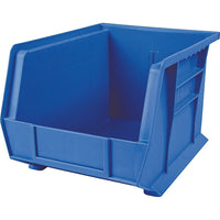Kleton Stack & Hang Bin, 8-1/4" W x 7" H x 10-3/4" D, Blue - 12 Pack-Capacity: 50 lbs.