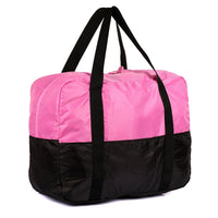 PACK N FOLD 50709 Foldable Lightweight Water-Resistant Duffel Bag, Hotpink-Foldable portable tote