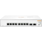 HP JL680A Instant On 1930 8-Port Gigabit Managed Switch with SFP White-Instant On 1930 8G 2SFP Switch