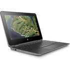 HP Chromebook X360 11.6" 2-in-1 Touch Refurbished Laptop - Intel Celeron N4000 - 32 GB EMMC - 4 GB RAM - Chrome OS - Grey-Responsive Performance: Powered by an Intel Celeron N4000 processor (up to 2.60 GHz), it provides smooth multitasking for browsing, streaming, and everyday tasks