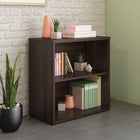 Sauder Affirm 2-Shelf Commercial Bookcase - Noble Elm -Durable 1" melamine top surface is heat, stain and scratch resistant
