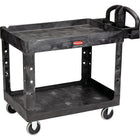 Heavy-duty Utility Carts, Caster Type, 5" Non-marking Tpr, W" X D" X H", 26  X  55  X  32 3/4-Black