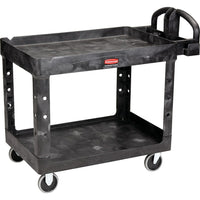Heavy-duty Utility Carts, Caster Type, 5" Non-marking Tpr, W" X D" X H", 26  X  55  X  32 3/4-Black