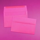 JAM Paper A10 Invitation Envelopes, 6 x 9.5, Brite Hue Ultra Fuchsia Pink, 1000 Pack (16577B)-Opening: Booklet