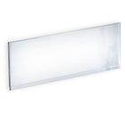 Azar Displays Acrylic Header Sign (700040)-Clear Acrylic