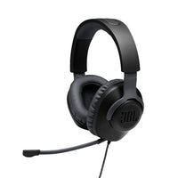 JBL Quantum 100 Wired Over-Ear Gaming Headset-Gaming headset with detachable boom mic