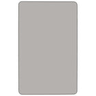 Flash Furniture Mobile 30"W x 48"L Rectangular Grey HP Laminate Activity Table - Standard Height Adjustable Legs-Scratch and Stain Resistant Surface