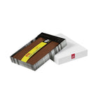 Champs Leather RFID Passport Holder, Tan (PH10-TAN)-Black Leather