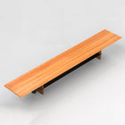 DecentLiving Monitor Stand Riser - 48" - Solid Cherry-Holds up to two large monitors side by side