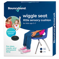 Bouncyband Little Wiggle Seat Sensory Cushion, Dark Grey-Quietly enables movement, allowing students to be productive while working