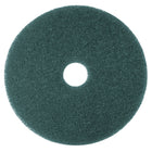 3M Blue Cleaner Pad - 305 mm (12 in) Diameter - 5 Pack-Made of nylon and polyester fibres in an open textured non-woven construction