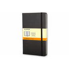 Moleskine Classic Black Hard Cover Large Ruled Notebook, 5" x 8-1/4"-Large size (5" x 8-1/4")