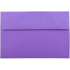 JAM Paper A8 Invitation Envelopes, 5.5 x 8.125, Brite Hue Violet Purple Recycled, 100 Pack (80286g)-Violet