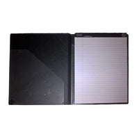 Duraply Padfolio, 8 1/2" X 11", Black, 3/Pack (98880)-Black Poly