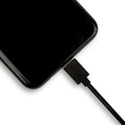 Veho – Câble USB-C Pebble, 20 cm, noir-Fini en caoutchouc Tacton souple pour une durabilité parfaite pour les utilisateurs professionnels, les étudiants et l'usage général