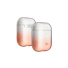 LAUT OMBRE SPARKLE for AirPods, Peach-Crafted with super lightweight material for your daily use