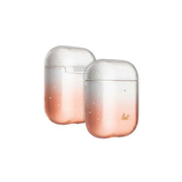 LAUT OMBRE SPARKLE for AirPods, Peach-Crafted with super lightweight material for your daily use