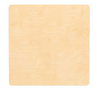 Flash Furniture Bright Beginnings Commercial Grade STEAM Wall Activity Board w/ Natural Finish, Multicolor Accents, Telling Time-Kid-Friendly Smoothly Rounded Corners