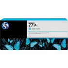 HP DesignJet 771A Light Cyan Ink Cartridge (B6Y20A)-Light Cyan