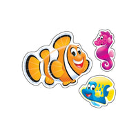 TREND superShapes Stickers, Large, Sea Buddies, 160 Pack-Bright colours and amazing designs to motivate, collect, trade, and celebrate success