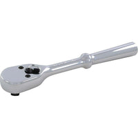 Gray Tools 3/8" Drive 40 Tooth Chrome Reversible Ratchet, 7-1/2" Long-Drive Size: 3/8"
