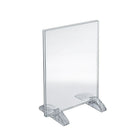 Azar Displays 11" x 8.5" Vertical/Horizontal Dual-Stand Acrylic Sign Holder, Clear, 10 Pack (132714)-Perfect for schools, businesses, homes, and retail stores