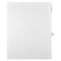 Mark Maker Legal Tabs - Letter Size - White - 1/15th cut - 25 tabs per package - 5 packages Pack - Number 144-White Single Tabs
