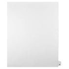 Mark Maker Legal Exhibit Index Tab White Single Tabs, 1/25th Cut, Letter Size, No Holes, Number 75, 25 Pack-White Single Tabs, 1/25th Cut