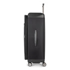 Bugatti Washington 30" Hybrid Hardside/Softside Spinner Check-in Luggage - Black-Telescopic trolley handle