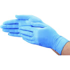 Globe Nitrile Powder Free Medical Gloves - 4mil - X-Large - Sky Blue - 100 Pack-4Mil Nitrile Glove, X-large, Sky Blue