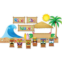 Teacher Created Resources Bulletin Board Display Set, Surfs Up, 63/Set (TCR5517)-Have some fun as you display student work or classroom information