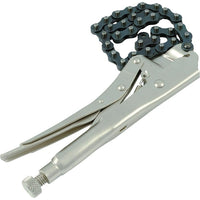 Dynamic Tools 9" Locking Chain Clamp-Unique release lever design prevents painful accidental pinching of hands and fingers.