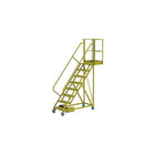 Tri-Arc Unsupported 80" Cantilever Rolling Ladder, Perforated, 89" x 30" (UCU500820246)-Frame Material: Steel