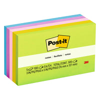 Post-it Notes - Floral Fantasy Collection - 3" x 5" - 5 Pack-Post-it Notes stick securely and remove cleanly