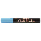 JAM Paper Marvy Uchida Liquid Chalk Markers Erasable Dustless - Broad Point - Baby Blue-These versatile Chalk Markers can be used on any non-porous surface such as: Whiteboards, Lightboards, Chalkboards, Windows, Windshields, and more!