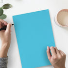JAM Paper 8 1/2 x 14 Legal Size Recycled Cardstock, Brite Hue Blue, 50 Pack-Legal Cardstock