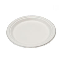 Eco-Packaging 9" Compostable Sugarcane Plate - 500 Pack-Made from 100 percent renewable resources - sugarcane pulp