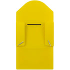 JAM Paper Plastic Business Card Case, Yellow, 5 Pack (291618971g)-Portfolio closure: Elastic